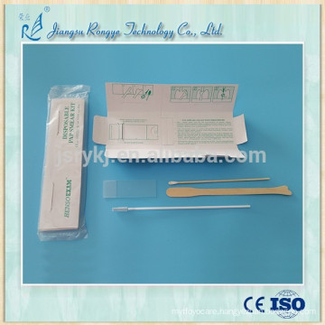 Disposable gynecological pap smear test kit set